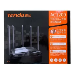 Tenda AC11 AC1200 - Router WiFi - 2.4G 5.0GHz - dwuzakresowy - 1167Mbps - z 5 antenami o wysokim zyskuSieć