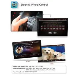 ANDROID 8.1 - DIN-2 CAR RADIO - 10.1" TOUCH SCREEN - GPS - BLUETOOTH - FM - WIFI - MP3 - MIRRORLINK