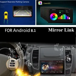 ANDROID 8.1 - DIN-2 CAR RADIO - 10.1" TOUCH SCREEN - GPS - BLUETOOTH - FM - WIFI - MP3 - MIRRORLINK