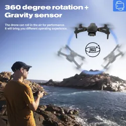 DronesFLYHAL E69 - WIFI - FPV - 1080P HD Wide Angle Camera - Foldable - RC Drone Quadcopter - RTF