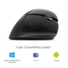 Delux M618Mini GX - 2.4GHz - 6 knoppen - draadloze muis - verticaal - ergonomisch - USBMuizen