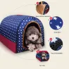 Opvouwbaar dierenhok - draagbare zachte kennel - bed - voor honden / kattenBedden & matten