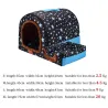 Opvouwbaar dierenhok - draagbare zachte kennel - bed - voor honden / kattenBedden & matten