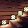 Solar-Wandleuchte - Gartenlicht - mit Bewegungssensor - wasserdicht - 6 LED