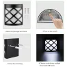 Solar wandlamp - tuinlamp - met bewegingssensor - waterdicht - 6 LEDSolar verlichting