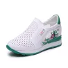 Trendy hoge instappers - slip-on - met bloemenprintSchoenen