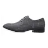 Klassische spitze Schuhschuhe - geschnürt - schwarzes Gitter