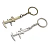 llaveroMini llavero de metal con regla de pinza vernier