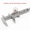 llaveroMini llavero de metal con regla de pinza vernier