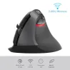 Delux M618Mini GX - 2,4 GHz - 6 Tasten - kabellose Maus - vertikal - ergonomisch - USB