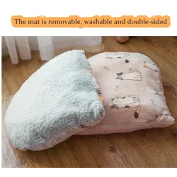 Warm huisdierbed - zachte kennel - wasbaar - antislipBedden & matten