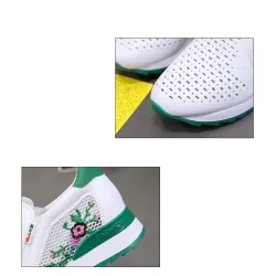 Trendy hoge instappers - slip-on - met bloemenprintSchoenen