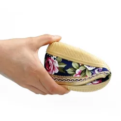 Klassieke platte loafers - slip-on sneakers - met bloemenprintSchoenen