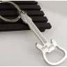 llaveroAbrebotellas en forma de guitarra - llavero de metal