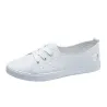 Klassieke witte loafers - platte sneakers - met hartdecoratieSchoenen