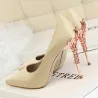 Sexy Pumps - mit metallgeschnitzten dünnen High Heels