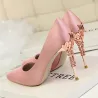 Sexy Pumps - mit metallgeschnitzten dünnen High Heels