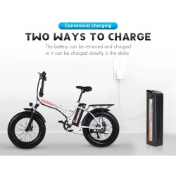 BicicletaElectric bike - big tire - foldable - 500W4.0 - 48V lithium battery