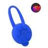 Anti-verlorener Silikonanhänger - für Haustierhalsband - leuchtende LED