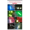 Świece serpentyny - odblaskowy brelok - zawieszka bezpieczeństwaBreloczki Do Kluczy