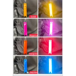 Świece serpentyny - odblaskowy brelok - zawieszka bezpieczeństwaBreloczki Do Kluczy