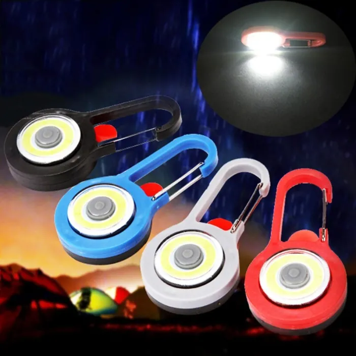 LED Karabiner - Warnlampe - zum Wandern / Camping / Nachtspazieren
