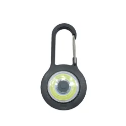 LED carabiner - warning lamp - for hiking / camping / night walking