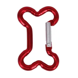 Multifunctionele karabijnhaak - sleutelhanger met aluminium gesp - 10 stuksSleutelhangers