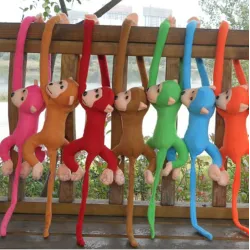 Singe aux bras longs - peluche - 60cm
