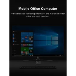 CHUWI - LarkBox - 4K mini PC Intel Celeron - J4115 Quad Core - HD USB-C - 6GB RAM 128GB ROM - Windows 10 - desktop computer