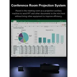 CHUWI - LarkBox - 4K mini PC Intel Celeron - J4115 Quad Core - HD USB-C - 6GB RAM 128GB ROM - Windows 10 - desktop computer