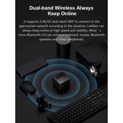 CHUWI - LarkBox - 4K mini PC Intel Celeron - J4115 Quad Core - HD USB-C - 6GB RAM 128GB ROM - Windows 10 - desktop computer