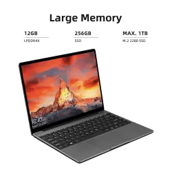 CHUWI GemiBook Pro - 14 Zoll - 2K - 12GB RAM 256GB - SSD - Windows 10 - Computer mit Hintergrundbeleuchtung / Tastatur
