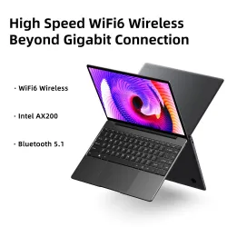 CHUWI GemiBook Pro - 14 inch - 2K - 12GB RAM 256GB - SSD - Windows 10 - computer met achtergrondverlichting / toetsenbordLaptops