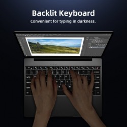 CHUWI GemiBook Pro - 14 inch - 2K - 12GB RAM 256GB - SSD Intel Celeron - Windows 10 - computer with backlit / keyboard