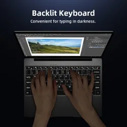 portátilesCHUWI GemiBook Pro - 14 inch - 2K - 12GB RAM 256GB - SSD Intel Celeron - Windows 10 - computer with backlit / keyboard