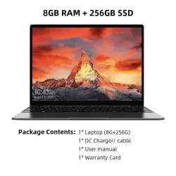CHUWI GemiBook Pro - 14 inch - 2K - 12GB RAM 256GB - SSD - Windows 10 - computer met achtergrondverlichting / toetsenbordLaptops