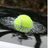 Tennisboll - knäckt fönster - bildekal