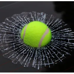 PegatinasPelota de tenis - pegatina de ventana rota