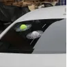 PegatinasPelota de tenis - pegatina de ventana rota