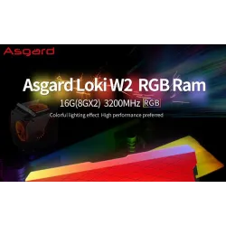 Asagrd Loki w2 - W2 D4 8GBX2 3200 RGB - DDR4 DIMM - pamięć stacjonarna RAM - do komputera - dwukanałowaPamięć RAM