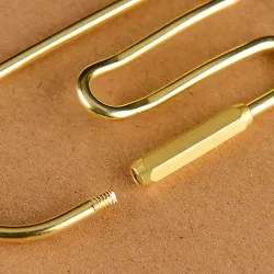 Vintage Messingschlaufe - Schlüsselhalter-Organizer - Schlüsselanhänger