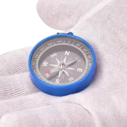 Plastic compass - keychainKeyrings