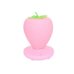 Strawberry shaped night light - with touch induction - USB - LED