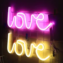 Luces & IluminaciónLove shaped - LED neon lights / night light - USB