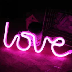 Luces & IluminaciónLove shaped - LED neon lights / night light - USB
