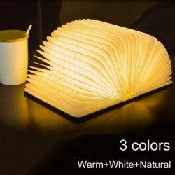 3D book shaped night light - foldable - magnetic - LED - USB - 5V