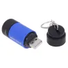 LinternasMini torch flashlight - LED - USB - rechargeable - waterproof - with keychain