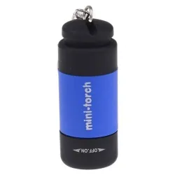 LinternasMini torch flashlight - LED - USB - rechargeable - waterproof - with keychain