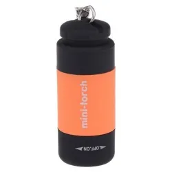 Mini torch flashlight - LED - USB - rechargeable - waterproof - with keychain